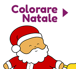 Illustrazioni di Natale da colorare online create per bambine e bambini piccoli