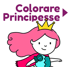 Scopri questi bellissimi disegni di Principesse da colorare online per bambini e bambine dai 2 ai 5 anni