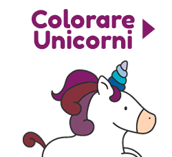 Pagine da colorare di Unicorni online e gratuite per bambini e bambine dai 2 ai 5 anni